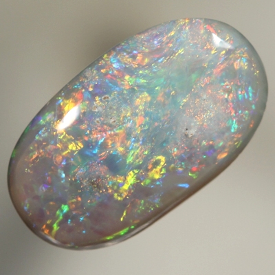 SOLID SEMI BLACK OPAL Sparkling bright fire